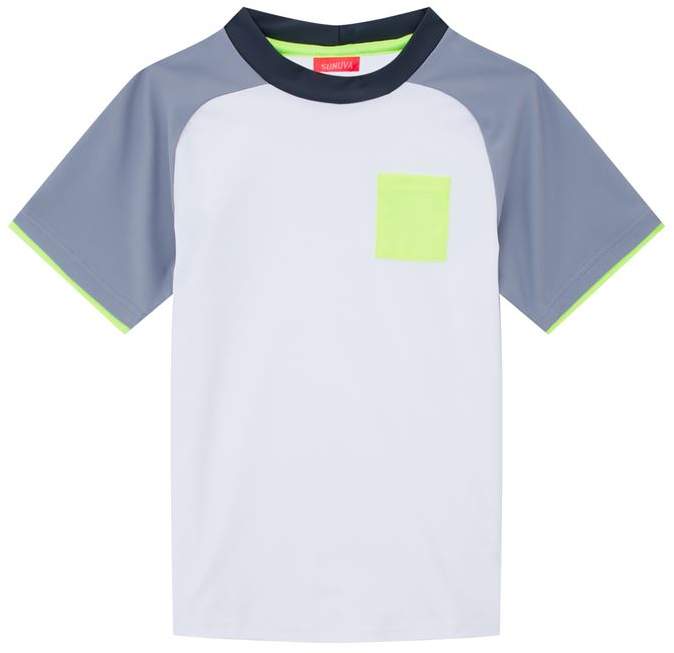 Sunuva Neon Pocket Short Sleeve Rash Vest