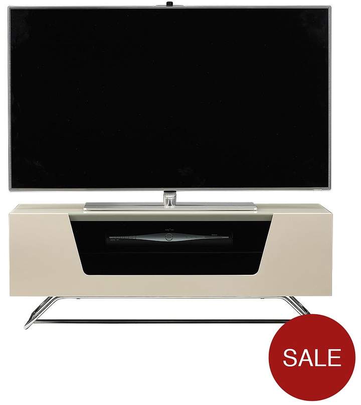 Chromium TV Stand - Fits Up To 50 Inch TV - Ivory