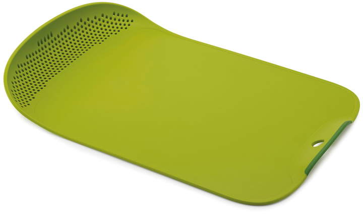 Chop & Drain Schneidebrett mit Sieb, Grün