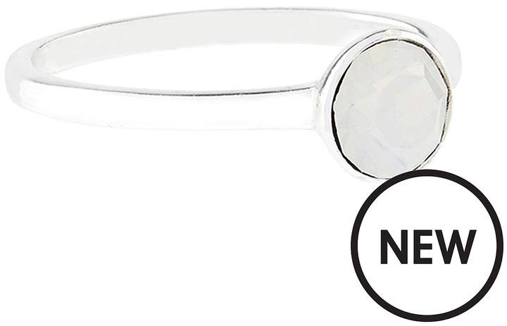 Sterling Silver Swarovski® Stacking Ring - White