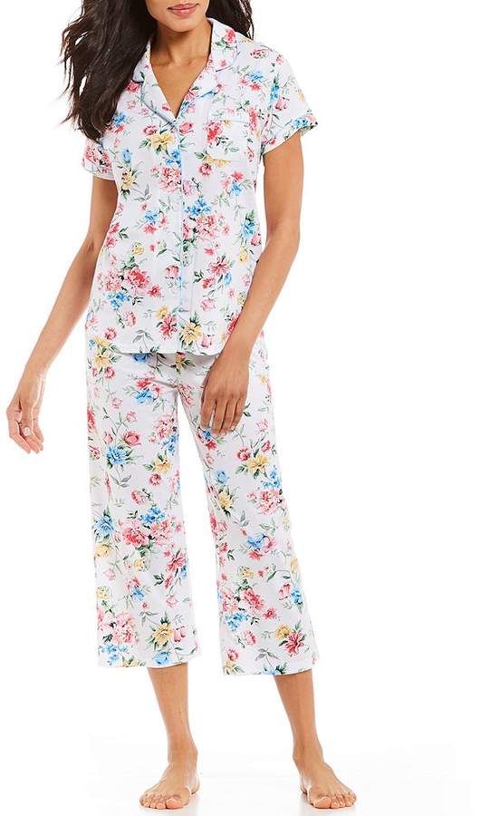 Karen Neuburger Floral-Print Capri Pajama Set