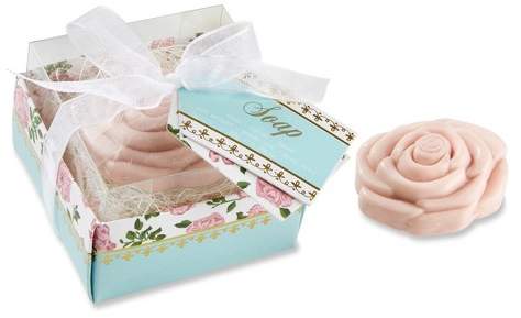 12ct Tea Time Whimsy Pink Rose Soap