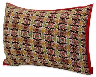 Amrita Sen Cotton Voile Standard Pillow Sham in Gold