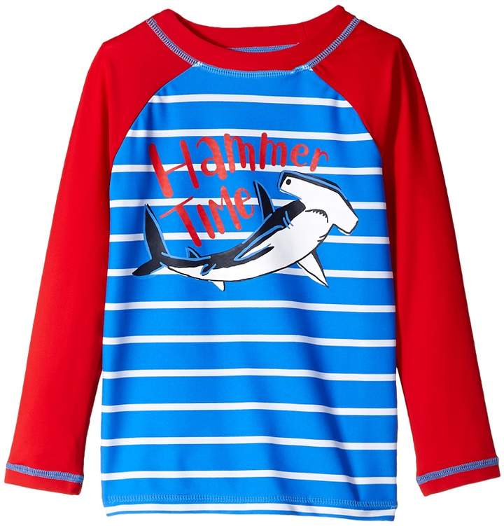 Hammerhead Shark Long Sleeve Rashguard Boy's Swimwear