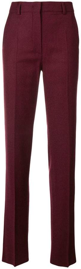 mid rise tailored trousers