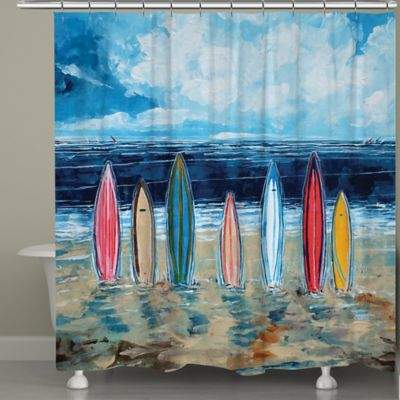 Laural Home® Surfboards Shower Curtain