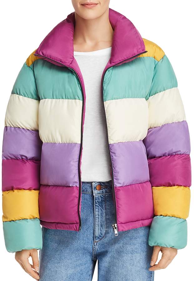 Multicolored Puffer Jacket