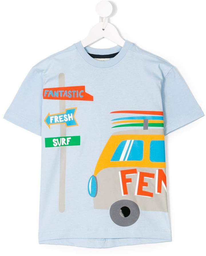 Surf Van print T-shirt
