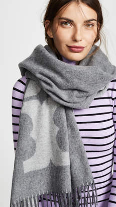 Tory Burch Solid Logo Oblong Scarf