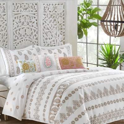 Wayfair Menchaca 100% Cotton Reversible Comforter Set