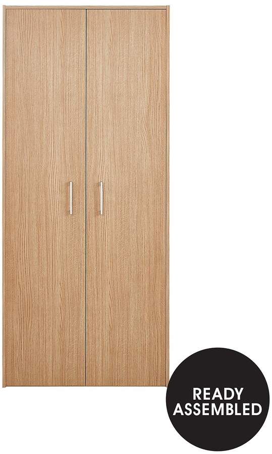 Barlow Ready Assembled 2 Door Wardrobe