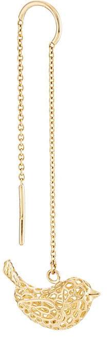 Women's Mini Crochet Bird Chain Thread Earring