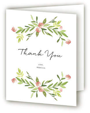 Wildflower Party Adult Birthday Party Thank You Cards