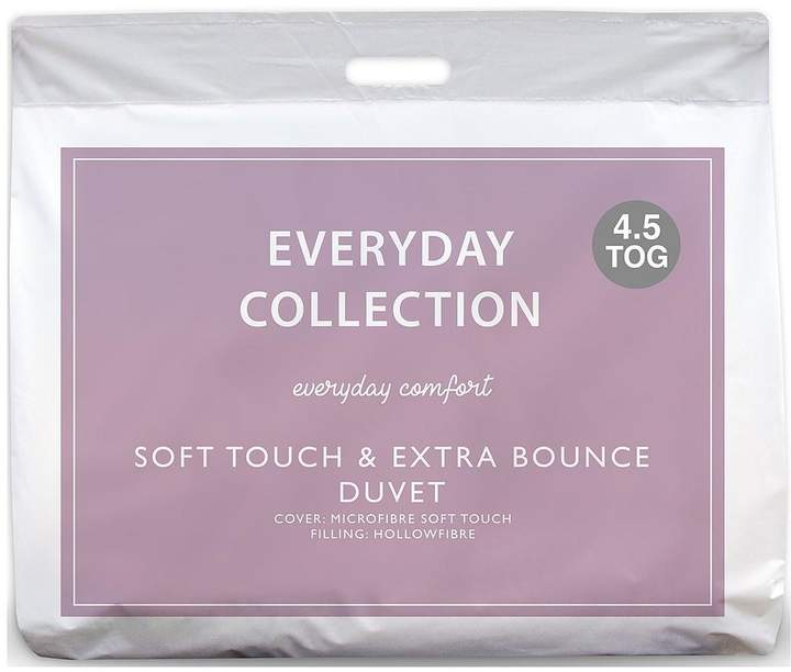 Everyday Collection Soft Touch And Extra Bounce 4.5 Tog Duvet Sb