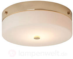 Spritzwassergeschützte LED-Deckenlampe Tamar, gold
