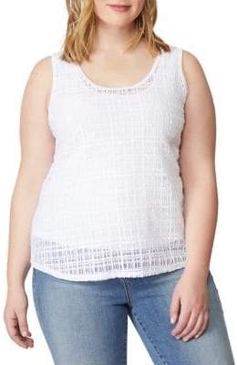 Rebel X Angels Plus Geo Lace Tank Top