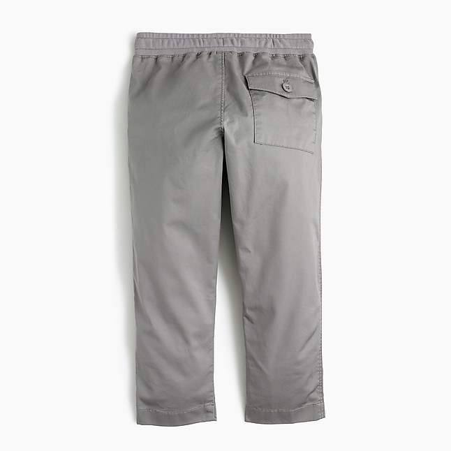 Boys' stretch-cotton pull-on pant with reinforced knees