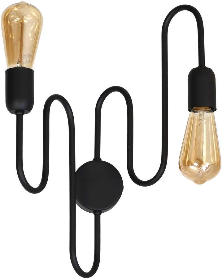 B&W Decor Wandleuchte - schwarz