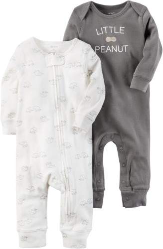 Baby Boys 2-pk. Little Peanut Jumpsuits