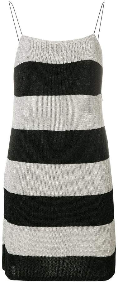 striped knitted dress