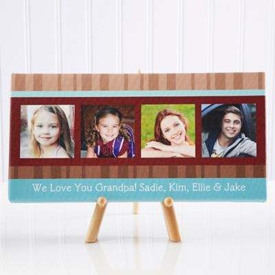 Photo Message to Him 11-Inch x 5.5-Inch Canvas Print
