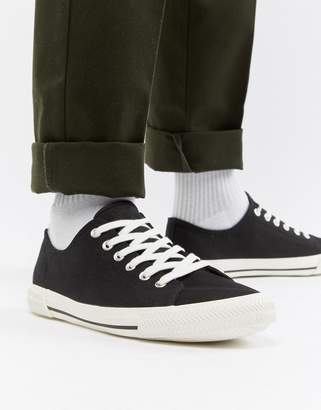mens white canvas plimsolls