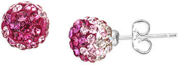 Fashionvictime Ohrringe Ohrringe Damen - Versilbert Modeschmuck - Swarovski-Kristallen