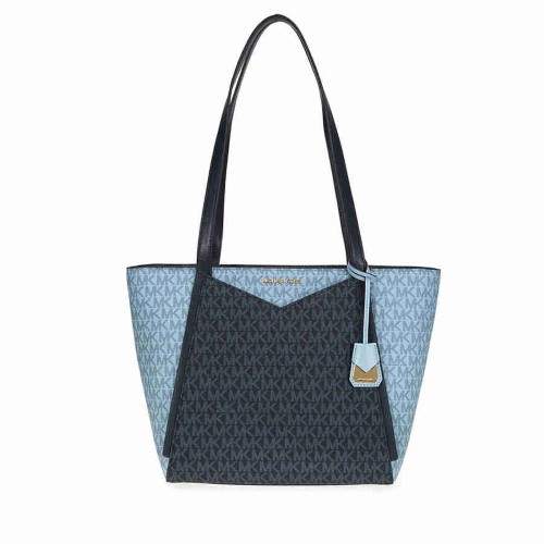 Michael Kors Small Whitney Pebbled Leather Tote- Pale Blue - ONE COLOR - STYLE