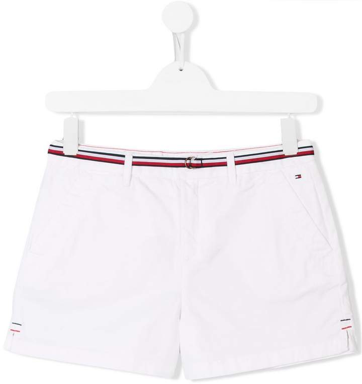 Tommy Hilfiger Junior belted shorts