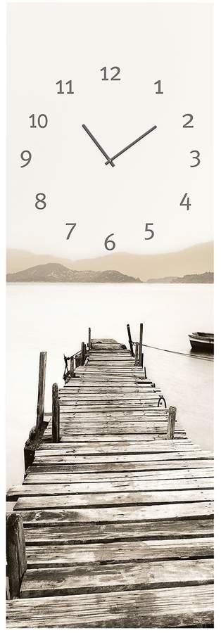 Pro Art Wanduhr Steg Ins Wasser