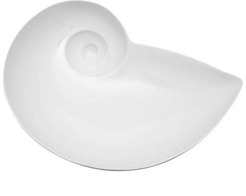 Mondschneckenschale 34 cm weiß von Nymphenburg