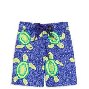Toddler's, Little Boy's & Boy's Mosaic Turtles Swim Shorts