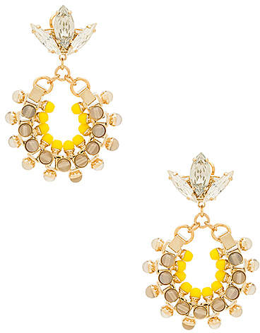 Hoop Earrings With Agate