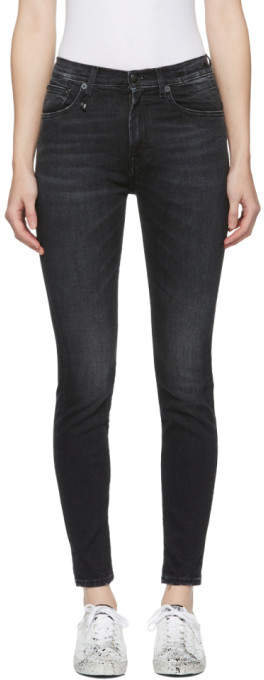 Black High-rise Skinny Jeans