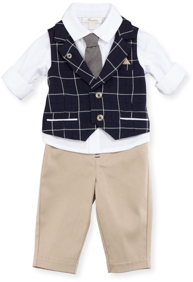 Miniclasix Mock-Vest Shirt w/ Pants, Size 2-4