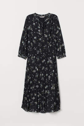 H&M Patterned Dress - Black
