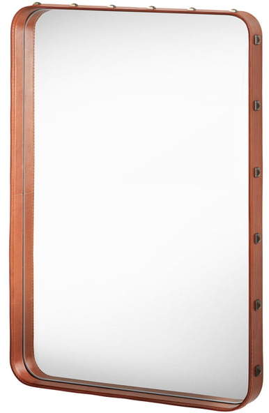 Gubi - Adnet Spiegel 70 x 48 cm, Braun