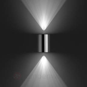 Buxus - LED-Außenwandlampe aus Edelstahl