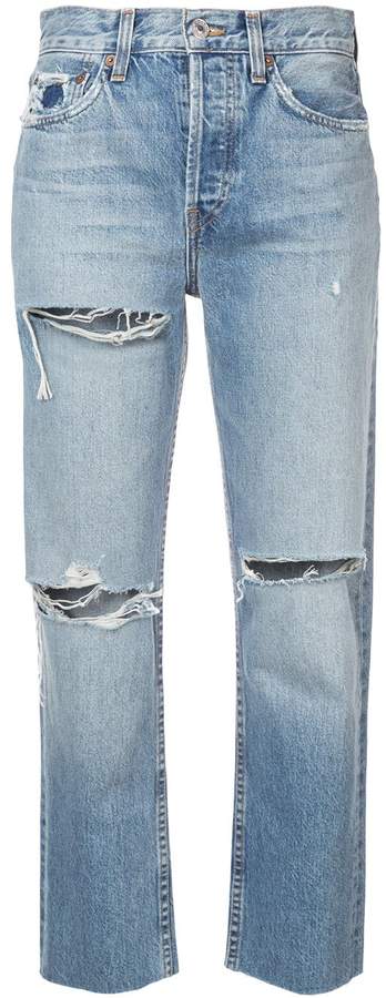 High Rise Stove Jeans