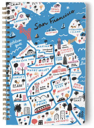 I Love San Francisco Day Planner, Notebook, or Address Book