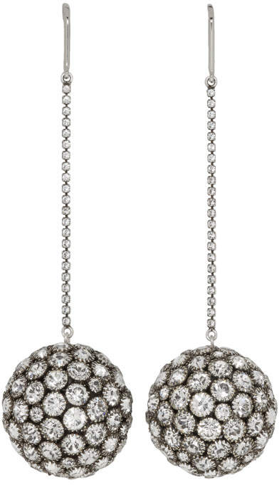 Silver Life On Mars Earrings