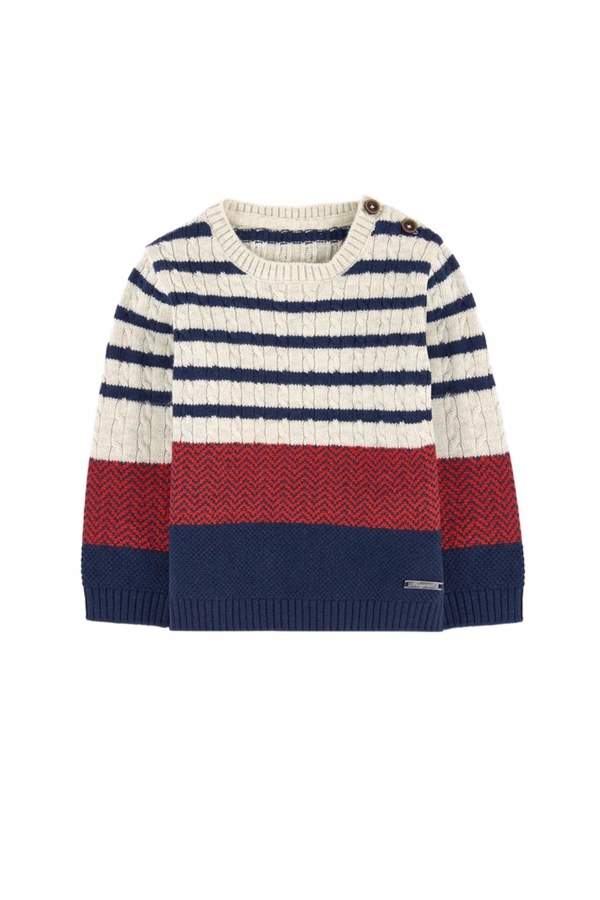 Striped Block Sweater