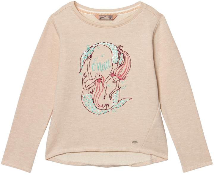 Pink Mermaid Bay Graphic Sweatshirt