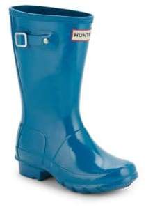 Kid's Glossed Rubber Rain Boots