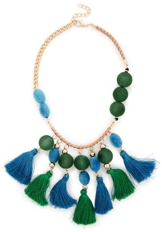 Empire Statement Tassel Necklace