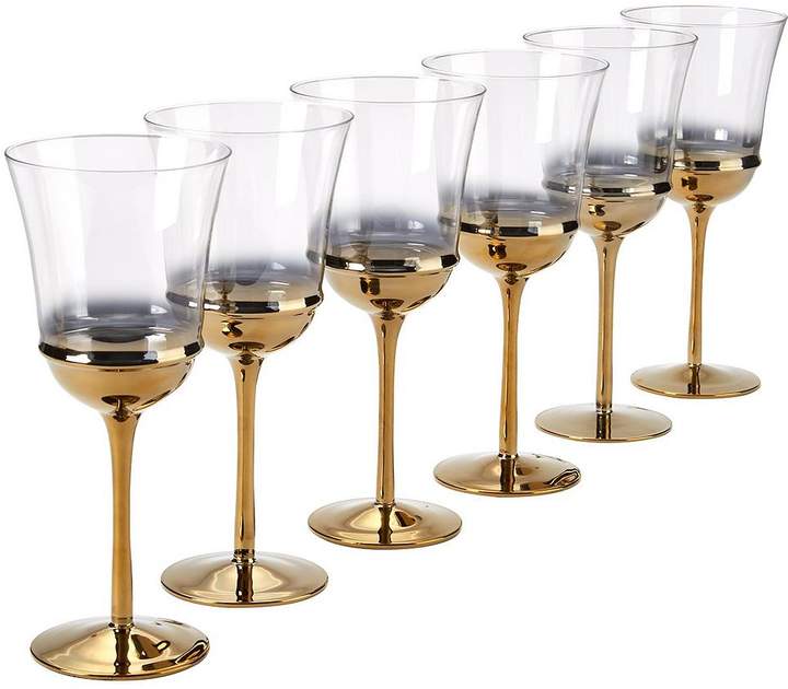 Ideal Home Gold Ombre Glasses – 6-piece Set