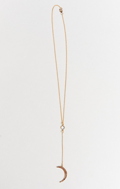Frasier Sterling ~ Low Rider Gold Moon Necklace