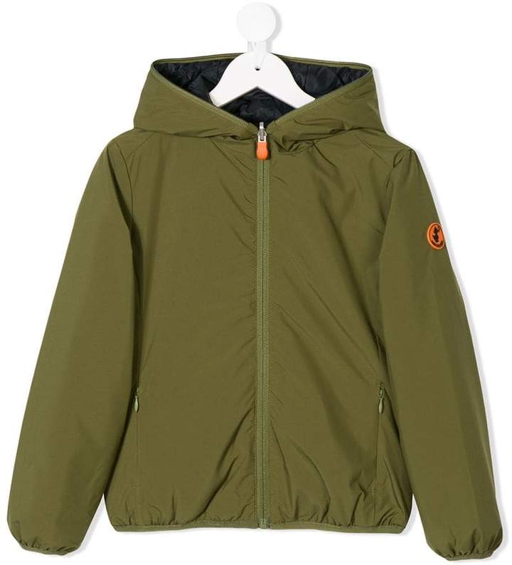 Save The Duck Kids reversible hooded jacket