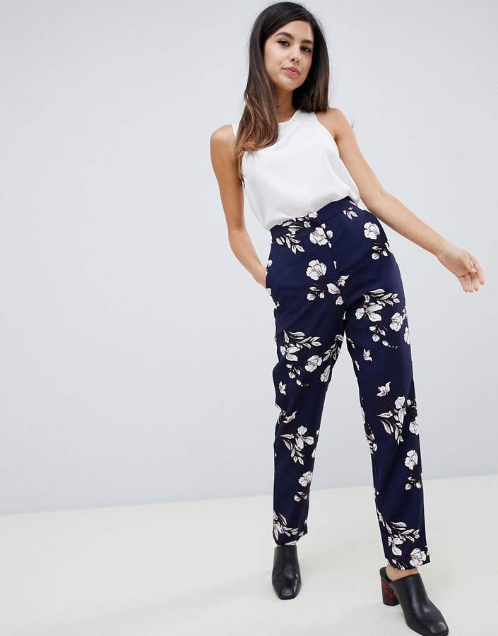floral suit trousers