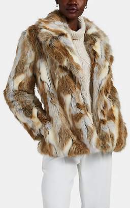 Nili Lotan Women's Joanna Faux-Fur Coat - Beige, Tan Nili Lotan Women's Joanna Faux-Fur Coat - Beige, Tan